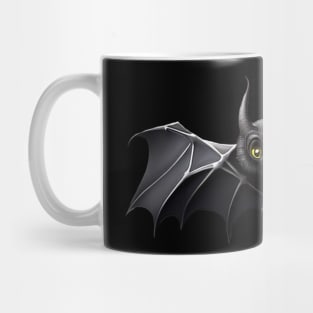 Bat with spider cute Halloween design Mug